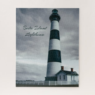 Bodie Island Lighthouse Schwarzweiß Puzzle