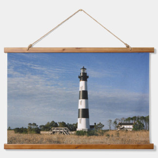 Bodie Island Lighthouse Wandteppich Mit Holzrahmen