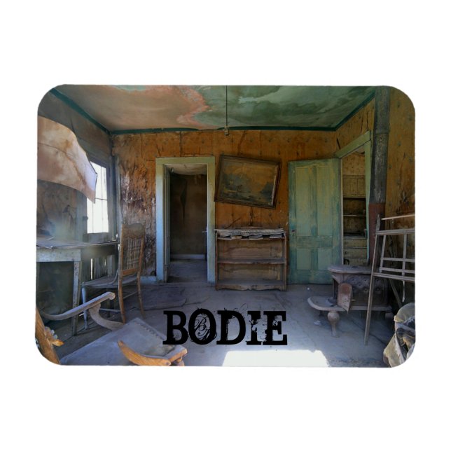 Bodie Staat Historic Park, Abandoned Zuhause Magnet (Horizontal)
