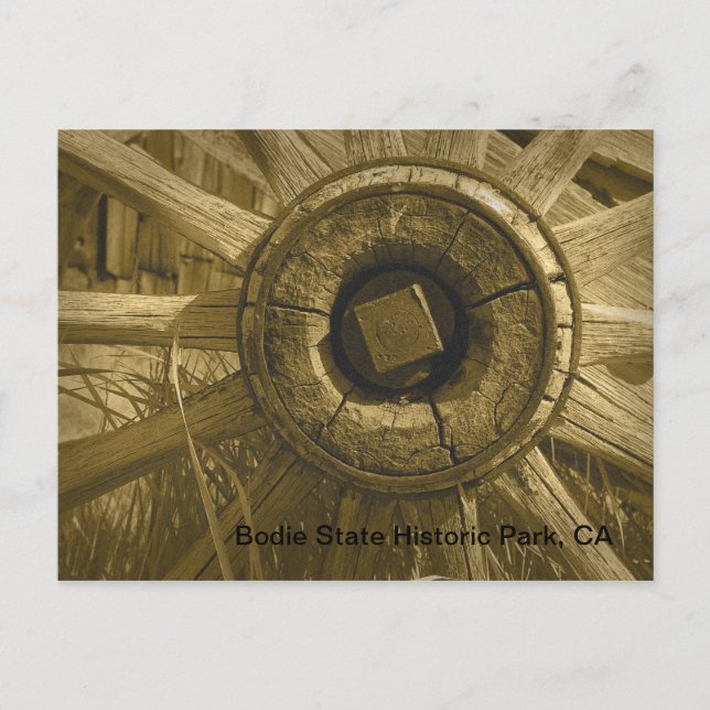 Bodie Wagon Wheel 3 Postkarte (Vorderseite)