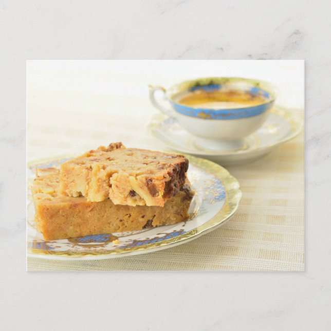 Boding - Traditionelles belgisches Dessert Postkarte (Vorderseite)