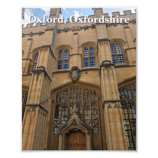 Bodleian Library Eingang, Oxford Fotodruck (Vorne)