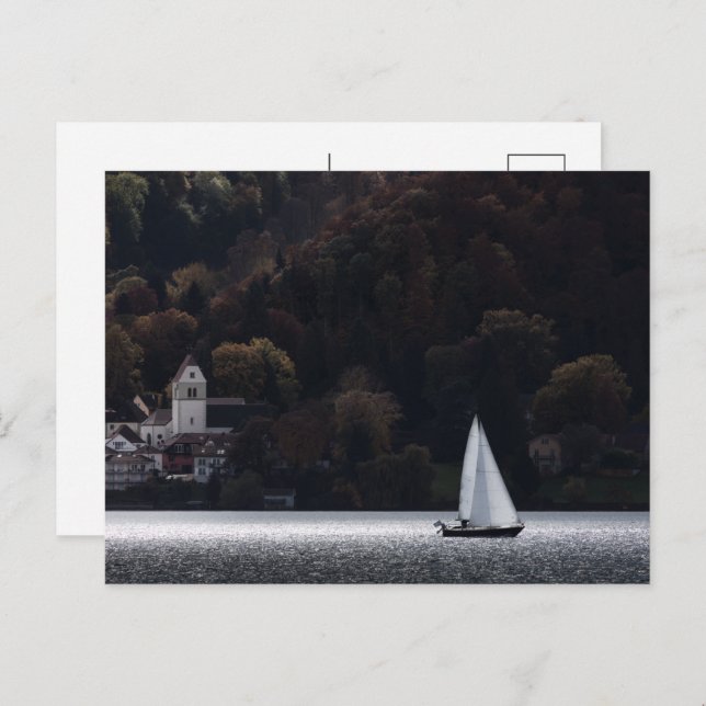 Bodman Bodensee Deutschland Feiertagspostkarte (Vorne/Hinten)