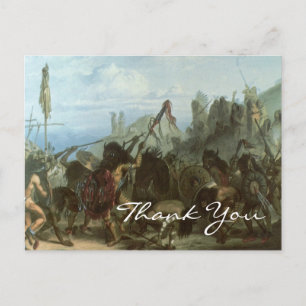 Bodmer's Bison Dance Postkarte