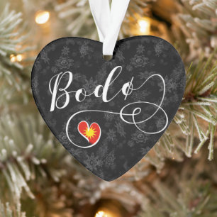 Bodø Flaggenherz, Norwegen, Bodö Ornament