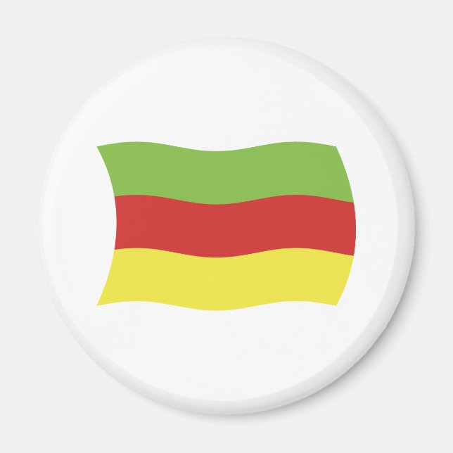 Bodos Volk Flagge Magnet (Vorne)
