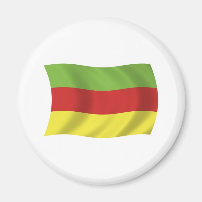 Bodos Volk Flagge Magnet (Vorne)