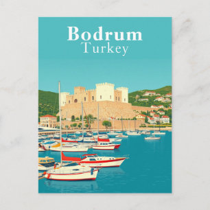 Bodrum, Die Retro-Kunst der Türkei Postkarte