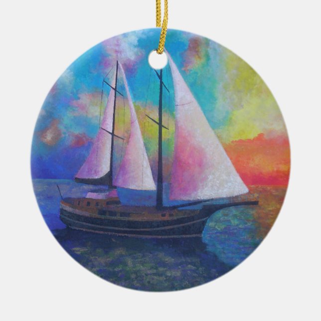 Bodrum Turquoise Coast Gulet Cruise Keramikornament (Vorne)