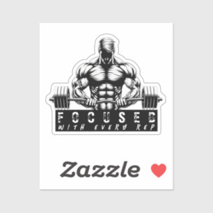 Body Builder-Fitness Aufkleber