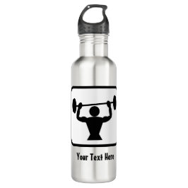 Body Builder / Muscleman Graphic - Personalizable Edelstahlflasche