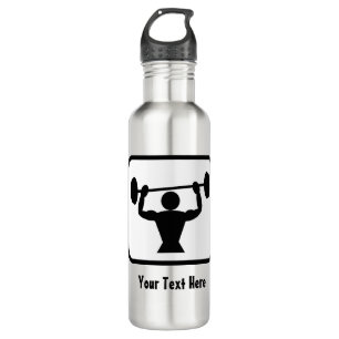 Body Builder / Muscleman Graphic - Personalizable Edelstahlflasche