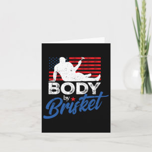 Body by Brisket Grillen Funny Bod Karte