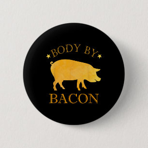 Body by Bycon Grillen Grillen Ham Loving Men Funny Button