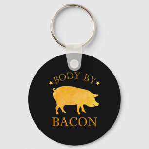Body by Bycon Grillen Grillen Ham Loving Men Funny Schlüsselanhänger