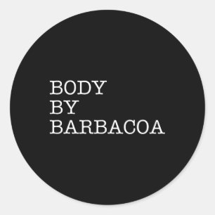 Body by Byrbycoa - Funny Grillen Beef Mexicanische Runder Aufkleber