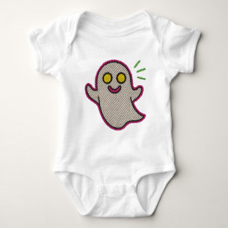 Body de bebé con fantasma bordado – diseño diverti baby strampler