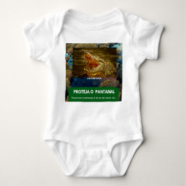 Body em Jersey para Bebês Jacaré Baby Strampler