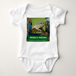 Body em Jersey para Bebês Via Pantanal Sapo Baby Strampler