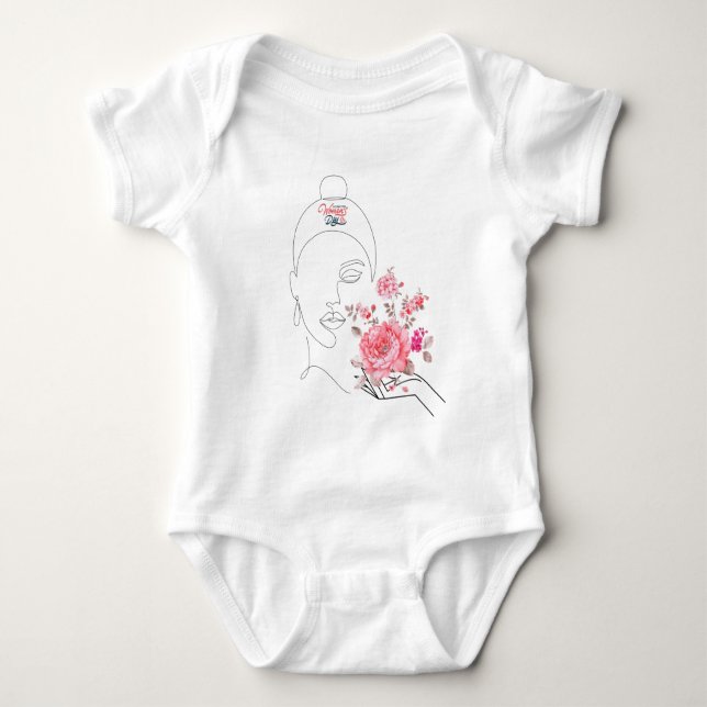 Body feminine baby strampler (Vorderseite)