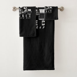 Body-Gebäude-Fitness Badhandtuch Set