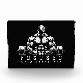 Body-Gebäude-Fitness Fotoblock