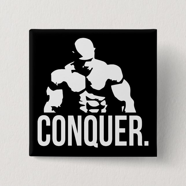 "Body Gebäude"-Motivation - Erobern Button (Vorderseite)