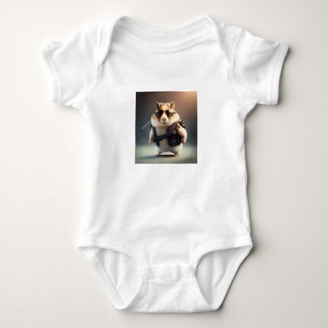 Body Hamster Baby Strampler (Vorderseite)