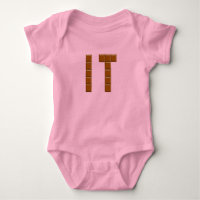 Body jersey rose Babies CHOCOLATE ITALIEN