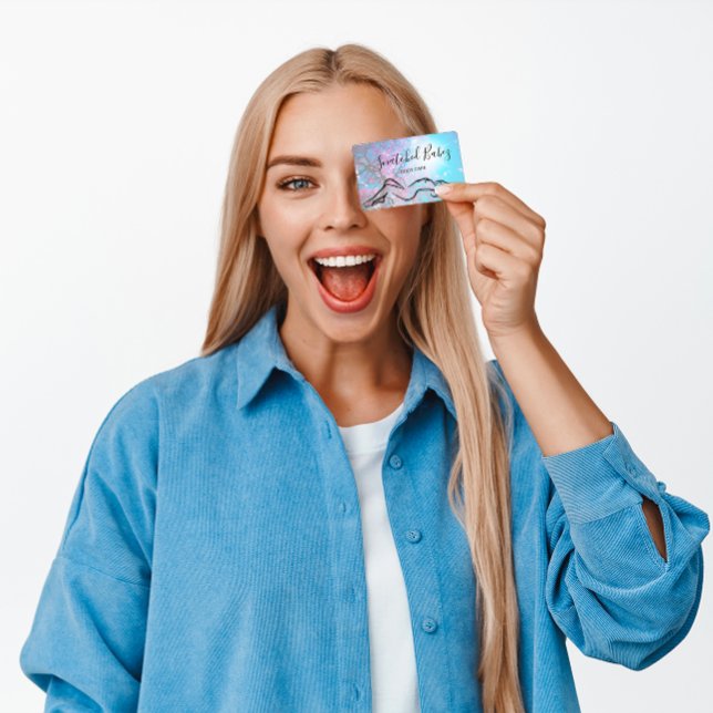 Body-Logo-Skulptur QRCODE-Rose Rosa Tree Blumenmus Visitenkarte (Body Logo Sculpting QRCODE Rose Pink Tree Floral Business Card)