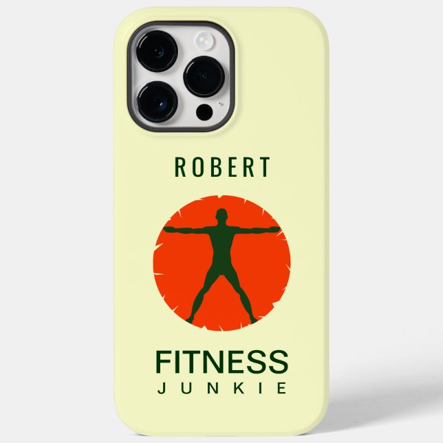Body Madness Health und Fitness Junkie Case-Mate iPhone Hülle (Rückseite)