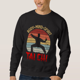 Body Mind Spirit Tai Chi Kampfkunst Spirituelles M Sweatshirt