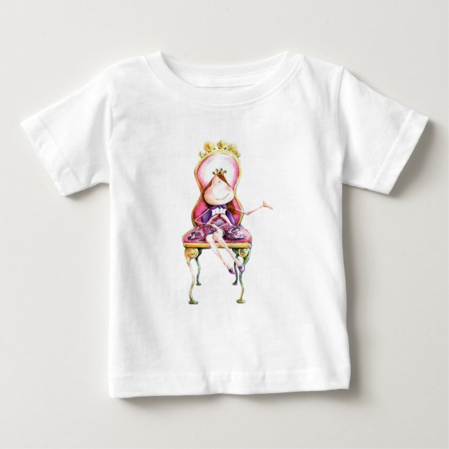 Body mit tutú Prinzessin Baby T-shirt (Vorderseite)