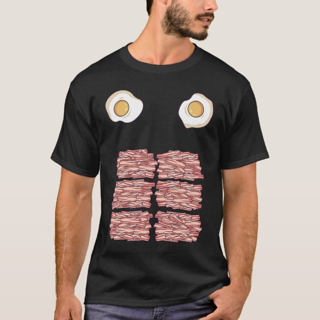 Body of BACON with Eggs  Funny Fitness Keto Diet a T-Shirt (Vorderseite)