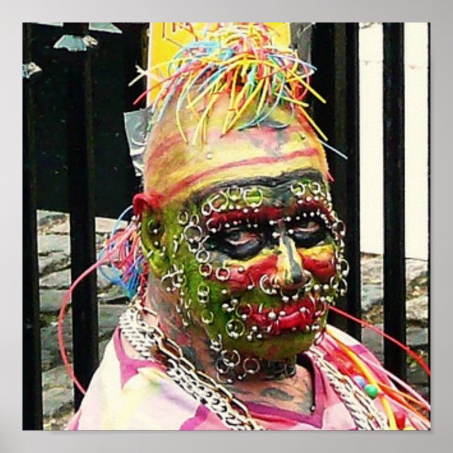 Body Piercing Poster (Vorne)