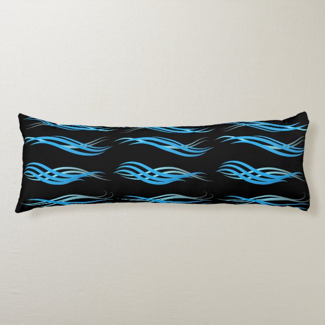 Body Pillow-Blue Waves Seitenschläferkissen (Vorderseite)