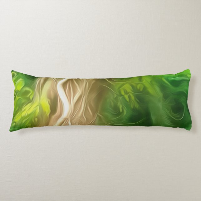 Body Pillow Dream Light Green Tree Seitenschläferkissen (Vorderseite)