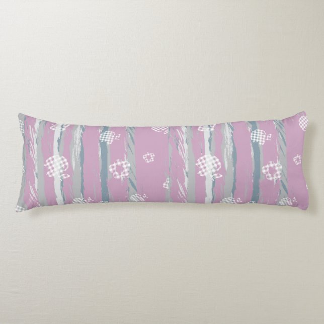 Body Pillow – Gingham Orchard Seitenschläferkissen (Vorderseite)