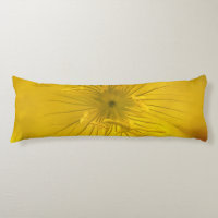Body Pillow Yellow Bokeh Blume