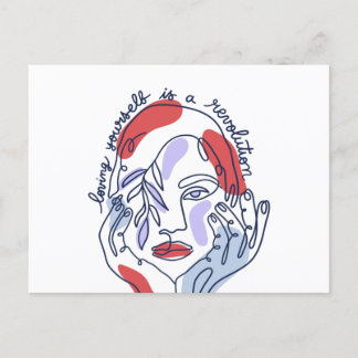 Body positivity movement messages postkarte