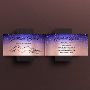 Body Sculpting Beauty Logo Massage Wellness-Center Visitenkarte