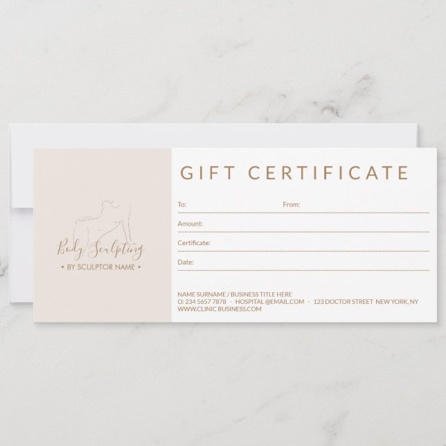 Body Sculpting Beauty Salon Consultant (Vorderseite)