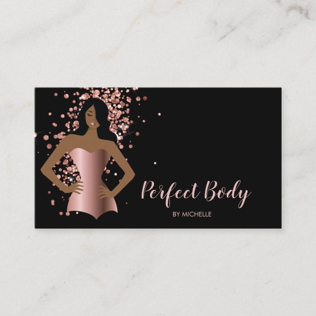 Body Sculpting Fitness Linergie Waist Trainer Busi Visitenkarte (Vorderseite)