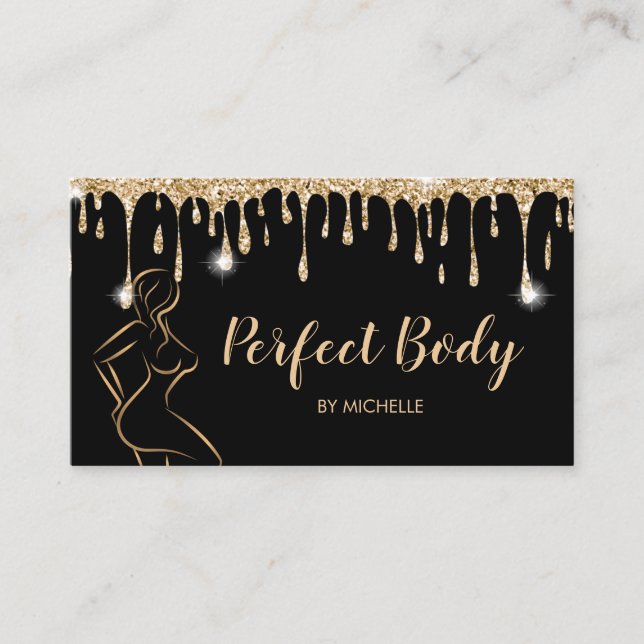 Body Sculpting Fitness Linergie Waist Trainer Busi Visitenkarte (Vorderseite)