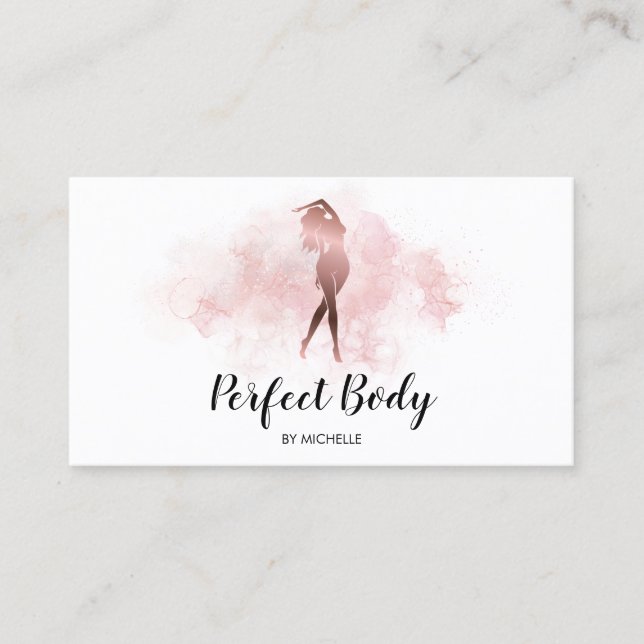 Body Sculpting Fitness Linergie Waist Trainer Busi Visitenkarte (Vorderseite)