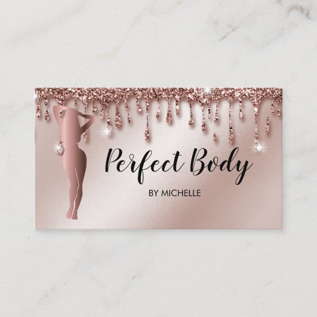 Body Sculpting Fitness Linergie Waist Trainer Busi Visitenkarte (Vorderseite)