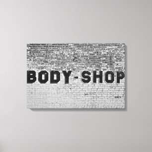 Body Shop Leinwanddruck