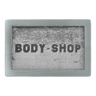 Body Shop Rechteckige Gürtelschnalle