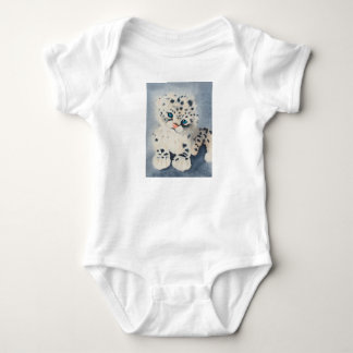 Body Snow Leopard for a baby Strampler