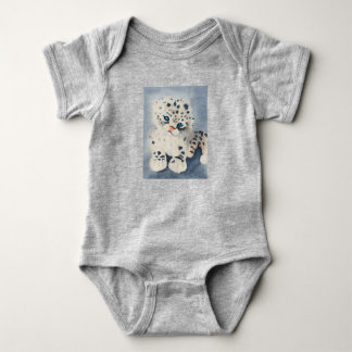 Body Snow Leopard for a baby Strampler